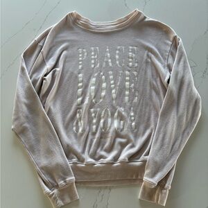 Spiritual gangster, crewneck, pale pink, super soft size small